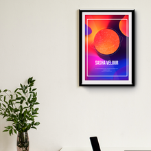 Cargar imagen en el visor de la galería, Mapa Estelar - Astro colorido - (Enmarcado) Med/Grande